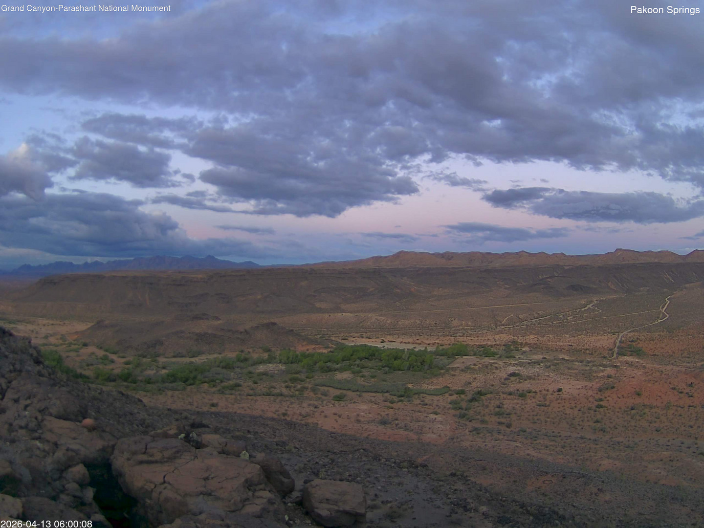 time-lapse frame, Pakoon Springs webcam