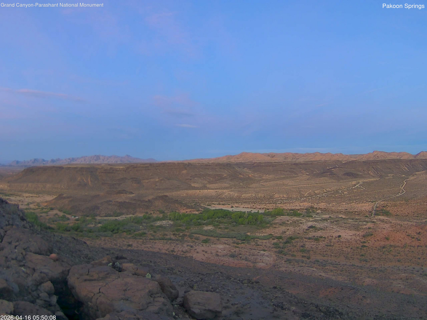 time-lapse frame, Pakoon Springs webcam
