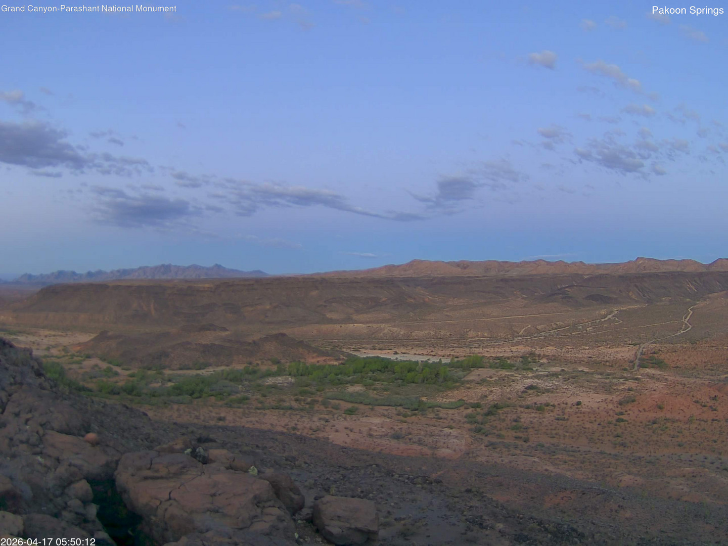 time-lapse frame, Pakoon Springs webcam