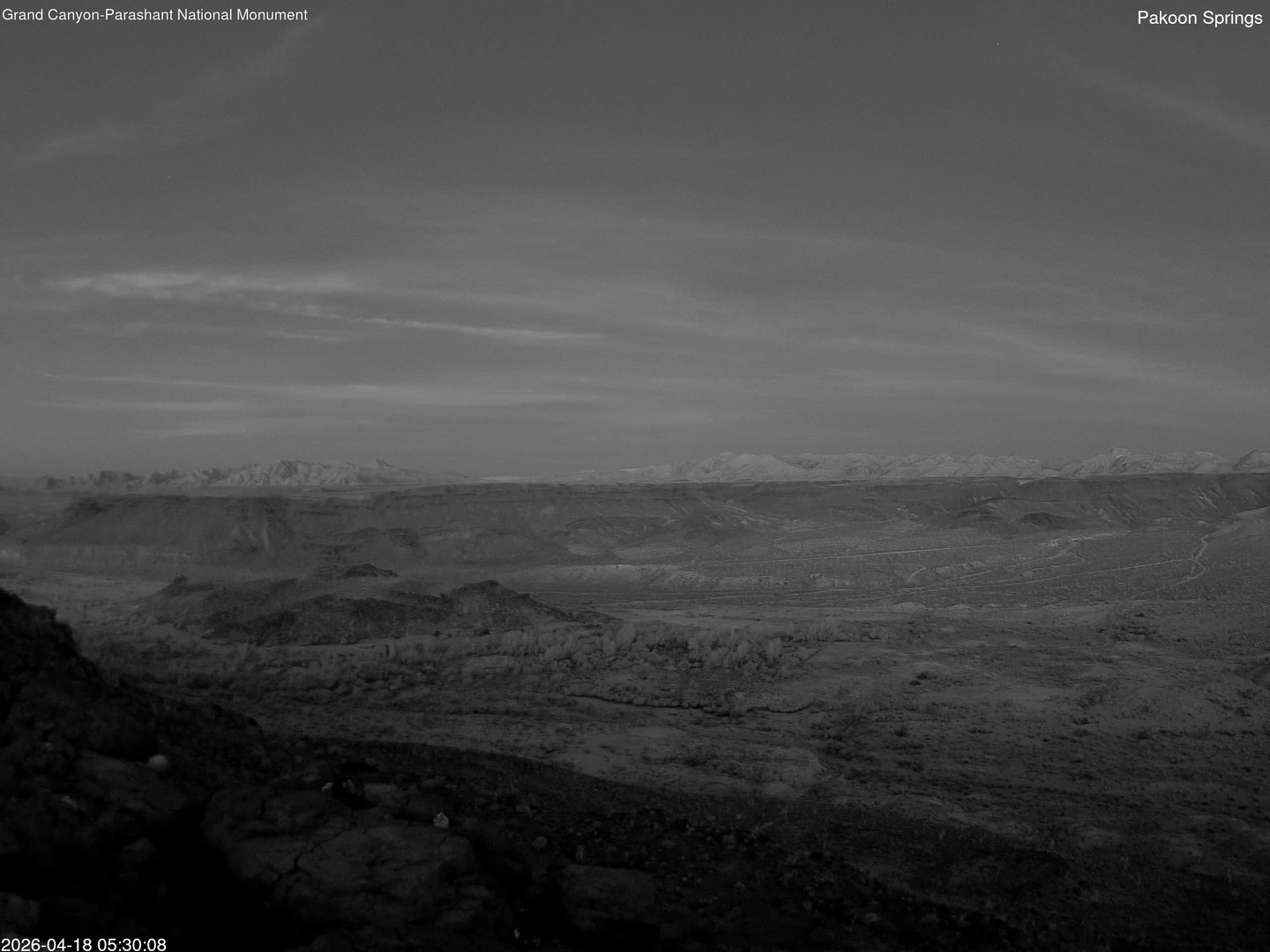 time-lapse frame, Pakoon Springs webcam