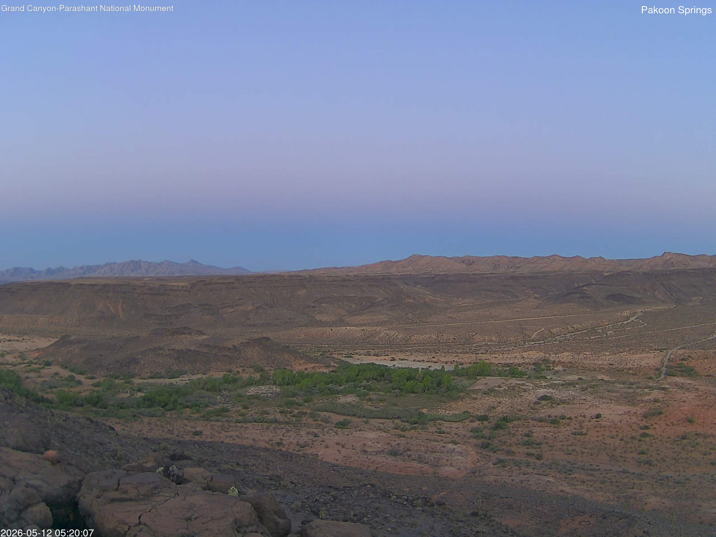 time-lapse frame, Pakoon Springs webcam
