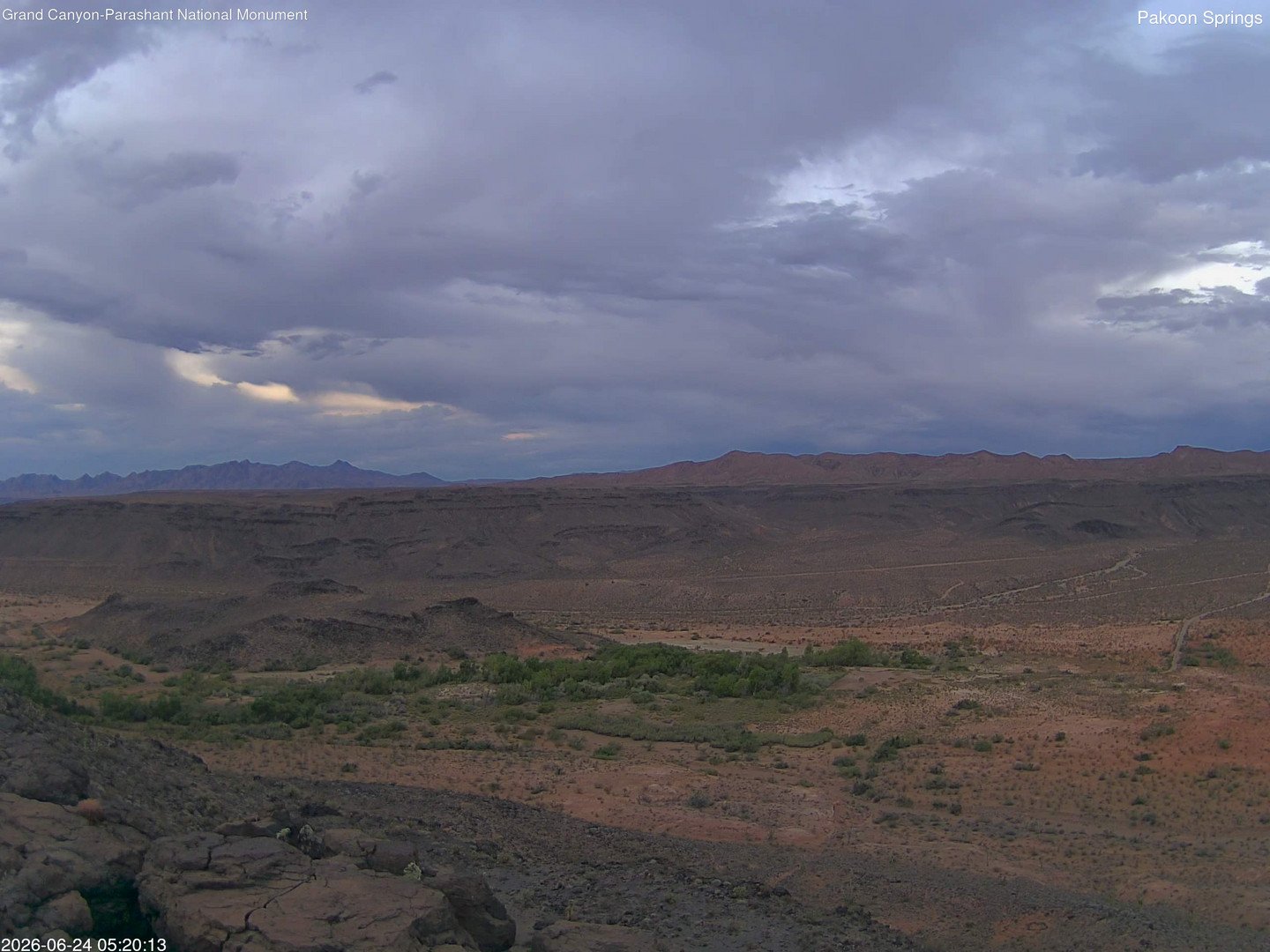 time-lapse frame, Pakoon Springs webcam