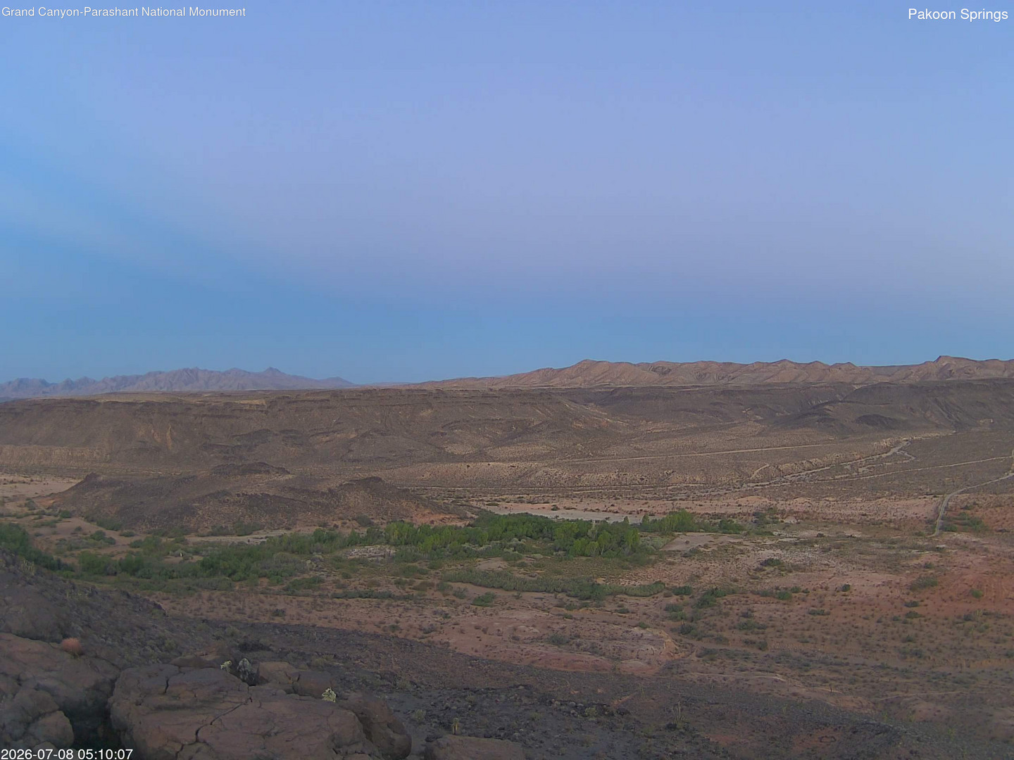 time-lapse frame, Pakoon Springs webcam