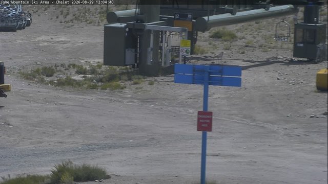 view from Mammoth June Chair Lift on 2026-08-29