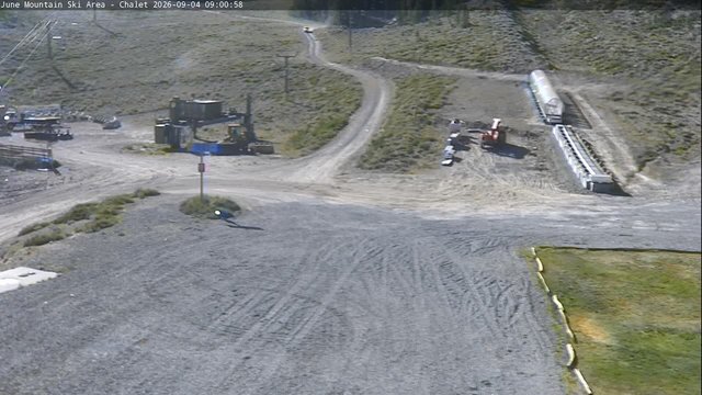 view from Mammoth June Chair Lift on 2026-09-04