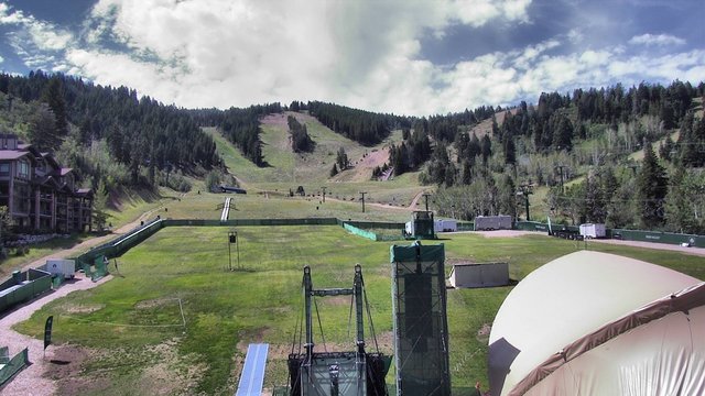 view from Deer Valley Snow Park Lodge on 2026-08-21