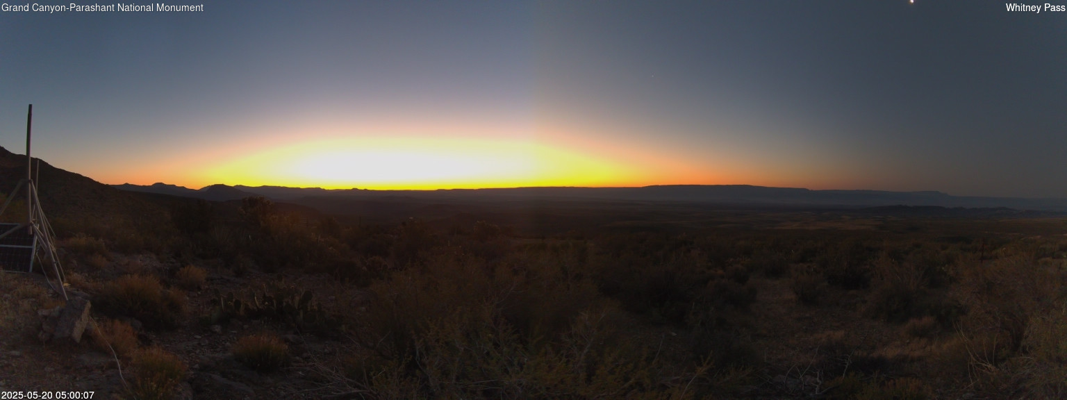 time-lapse frame, Whitney Pass webcam