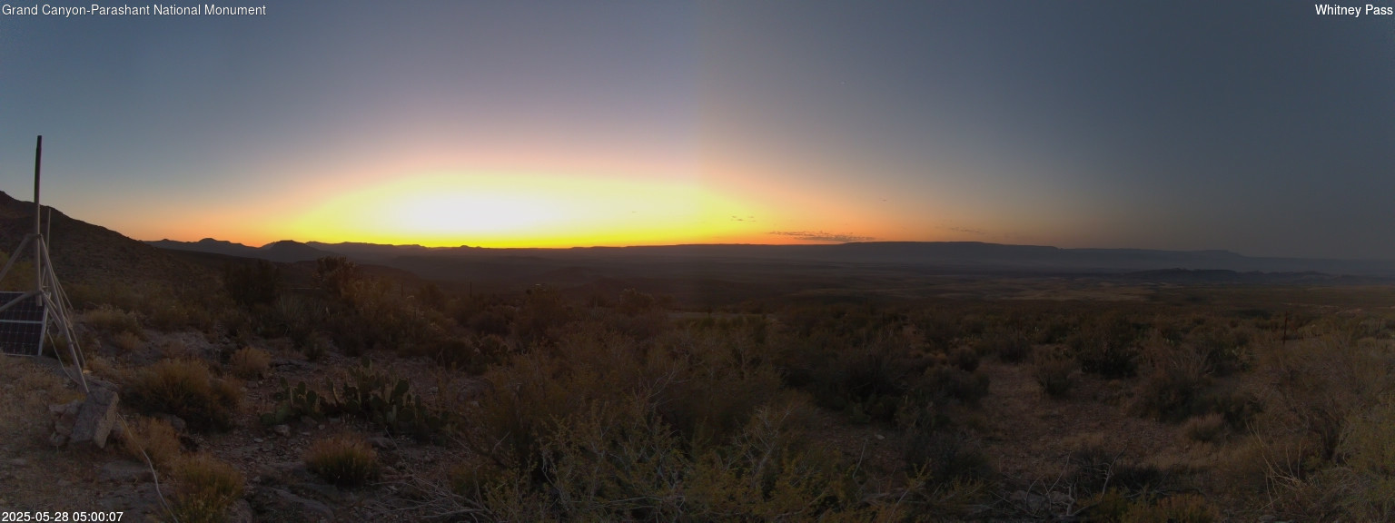 time-lapse frame, Whitney Pass webcam