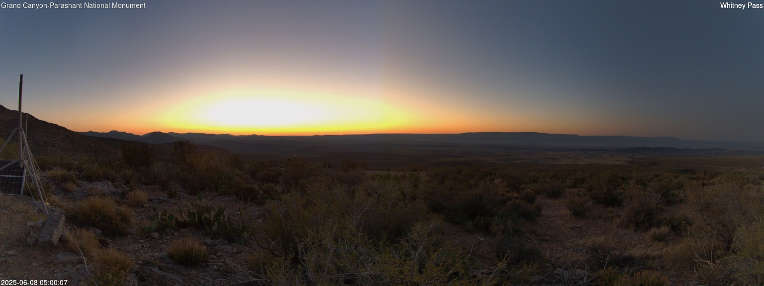 time-lapse frame, Whitney Pass webcam