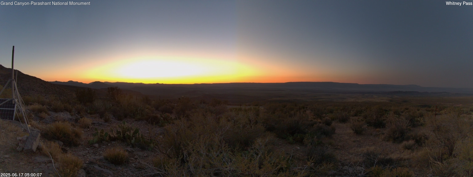 time-lapse frame, Whitney Pass webcam