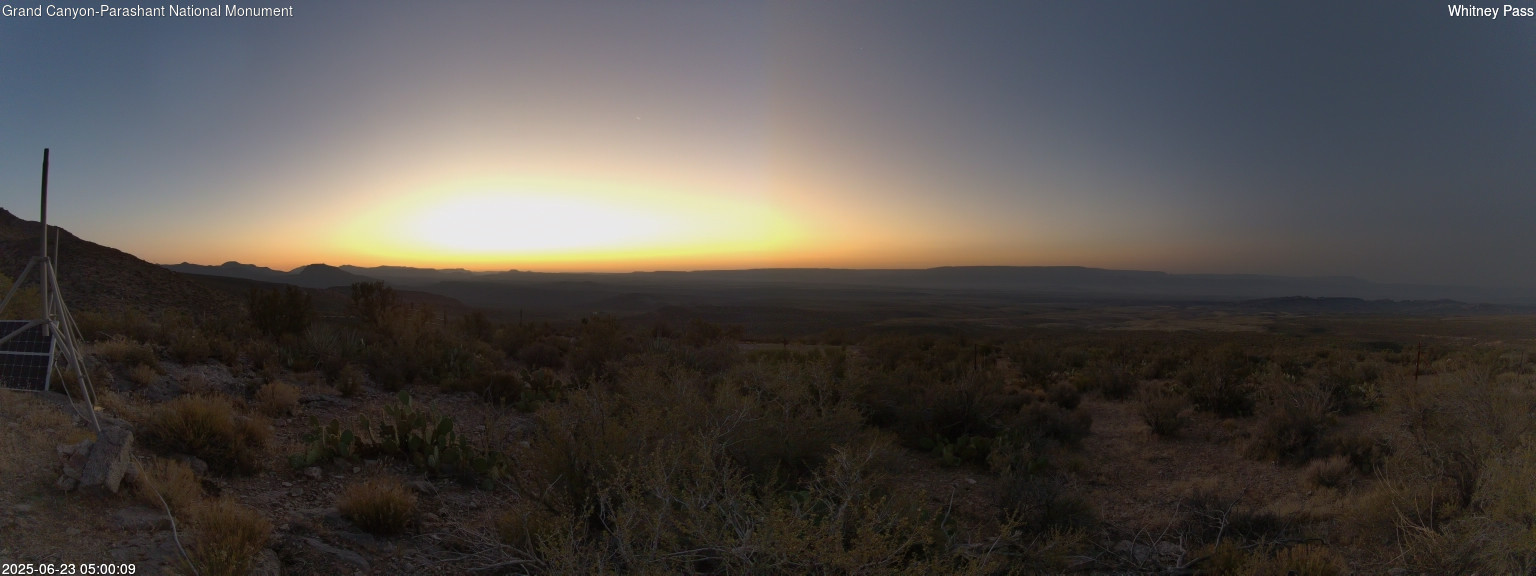 time-lapse frame, Whitney Pass webcam