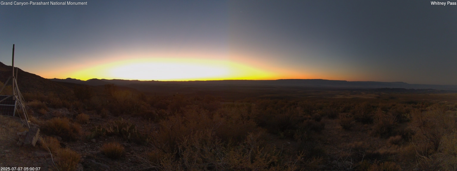 time-lapse frame, Whitney Pass webcam