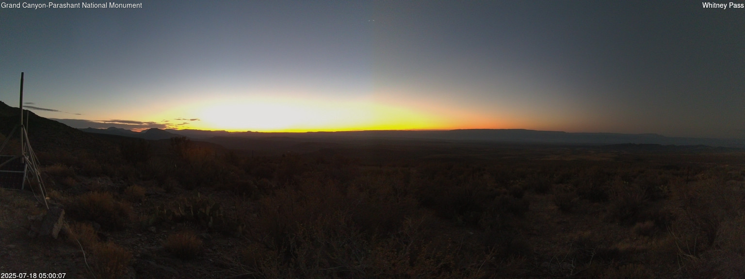 time-lapse frame, Whitney Pass webcam