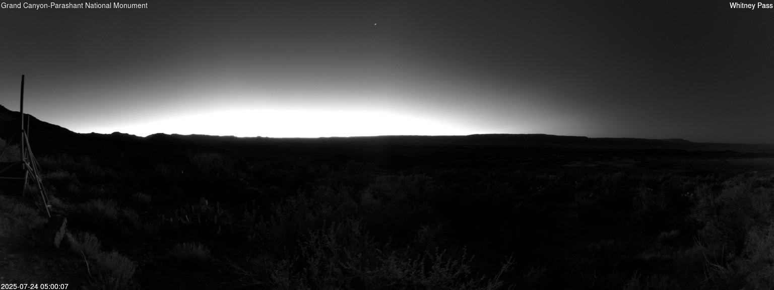 time-lapse frame, Whitney Pass webcam
