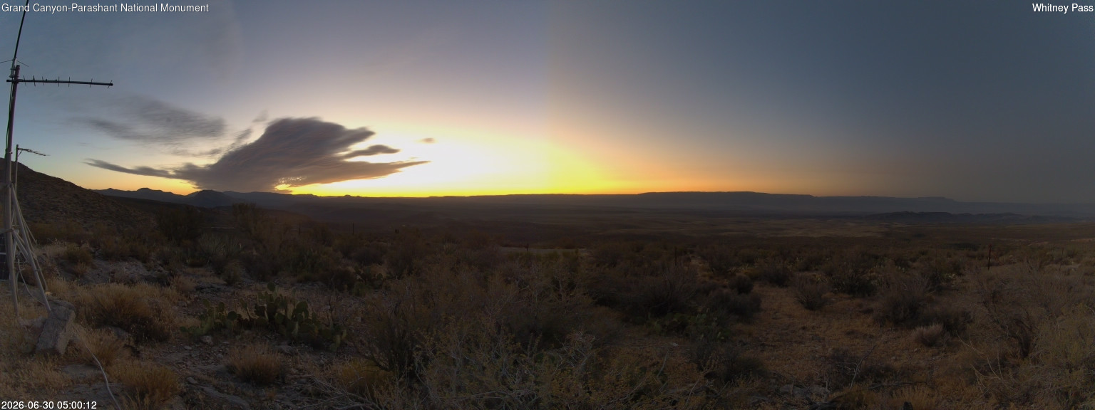 time-lapse frame, Whitney Pass webcam
