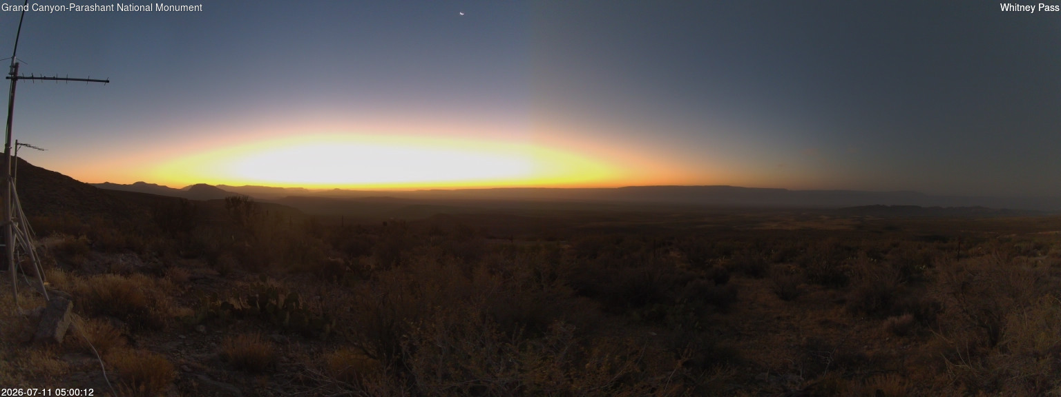 time-lapse frame, Whitney Pass webcam