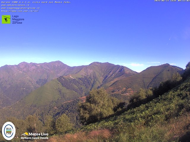 time-lapse frame, Lago Maggiore Zipline webcam