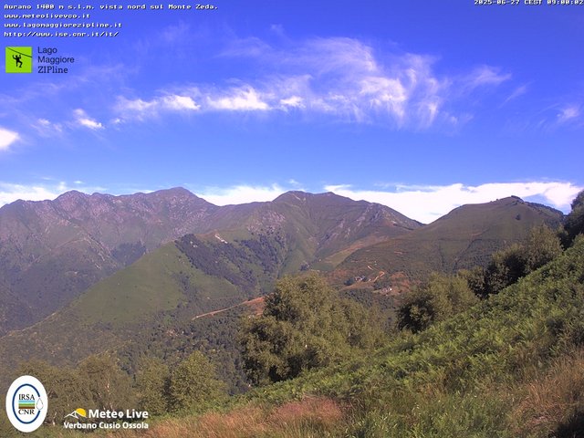 time-lapse frame, Lago Maggiore Zipline webcam
