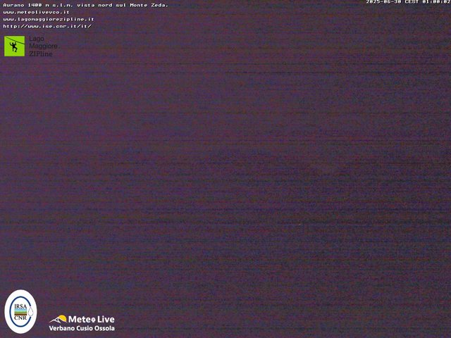 time-lapse frame, Lago Maggiore Zipline webcam
