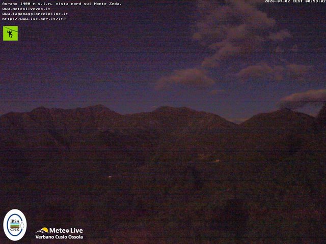 time-lapse frame, Lago Maggiore Zipline webcam