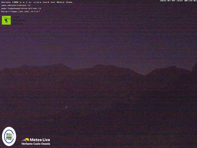 time-lapse frame, Lago Maggiore Zipline webcam