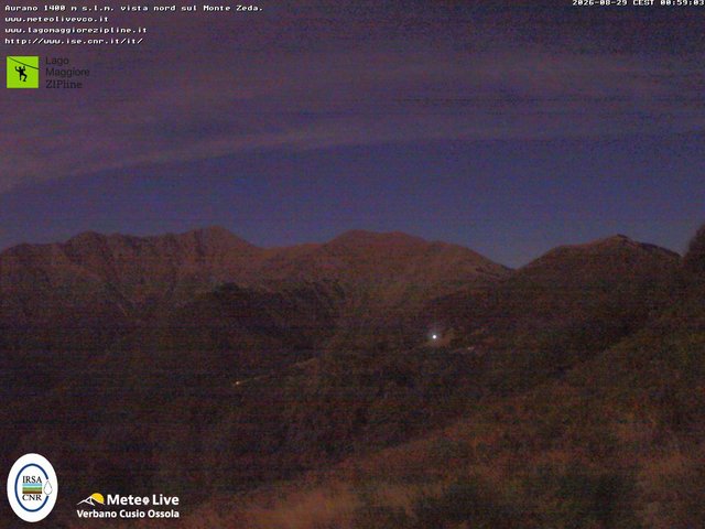 time-lapse frame, Lago Maggiore Zipline webcam