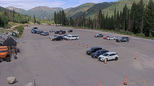 view from Solitude Moonbeam Parking Lot on 2026-08-21