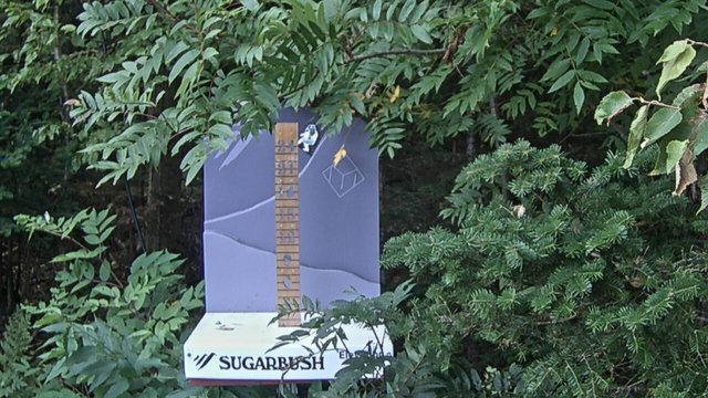 time-lapse frame, Sugarbush Mid-Mountain Snow Stake webcam