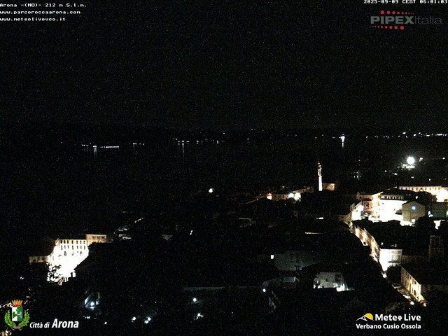 time-lapse frame, Arona webcam