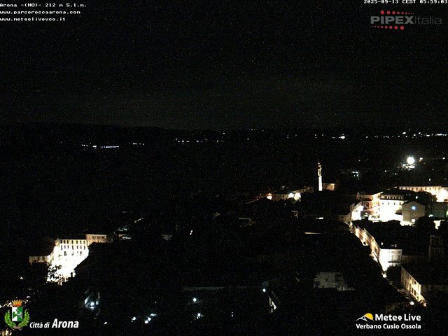 time-lapse frame, Arona webcam