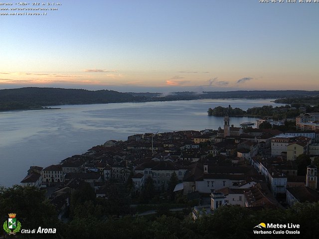 time-lapse frame, Arona webcam