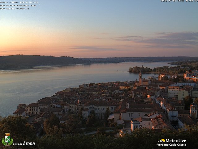 time-lapse frame, Arona webcam