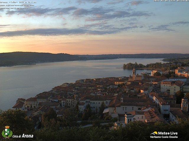 time-lapse frame, Arona webcam