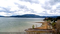 view from Sandpoint Online - Lake Pend Oreille on 2026-04-14