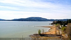 view from Sandpoint Online - Lake Pend Oreille on 2026-04-19