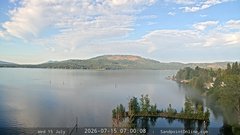 view from Sandpoint Online - Lake Pend Oreille on 2026-07-15