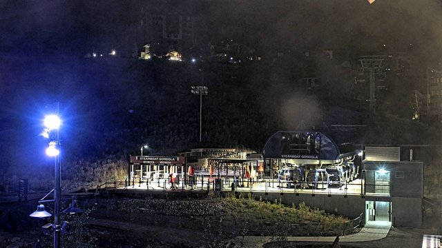 time-lapse frame, Steamboat Gondola webcam