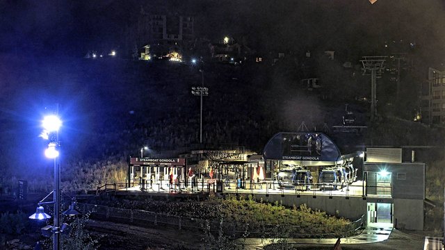 time-lapse frame, Steamboat Gondola webcam