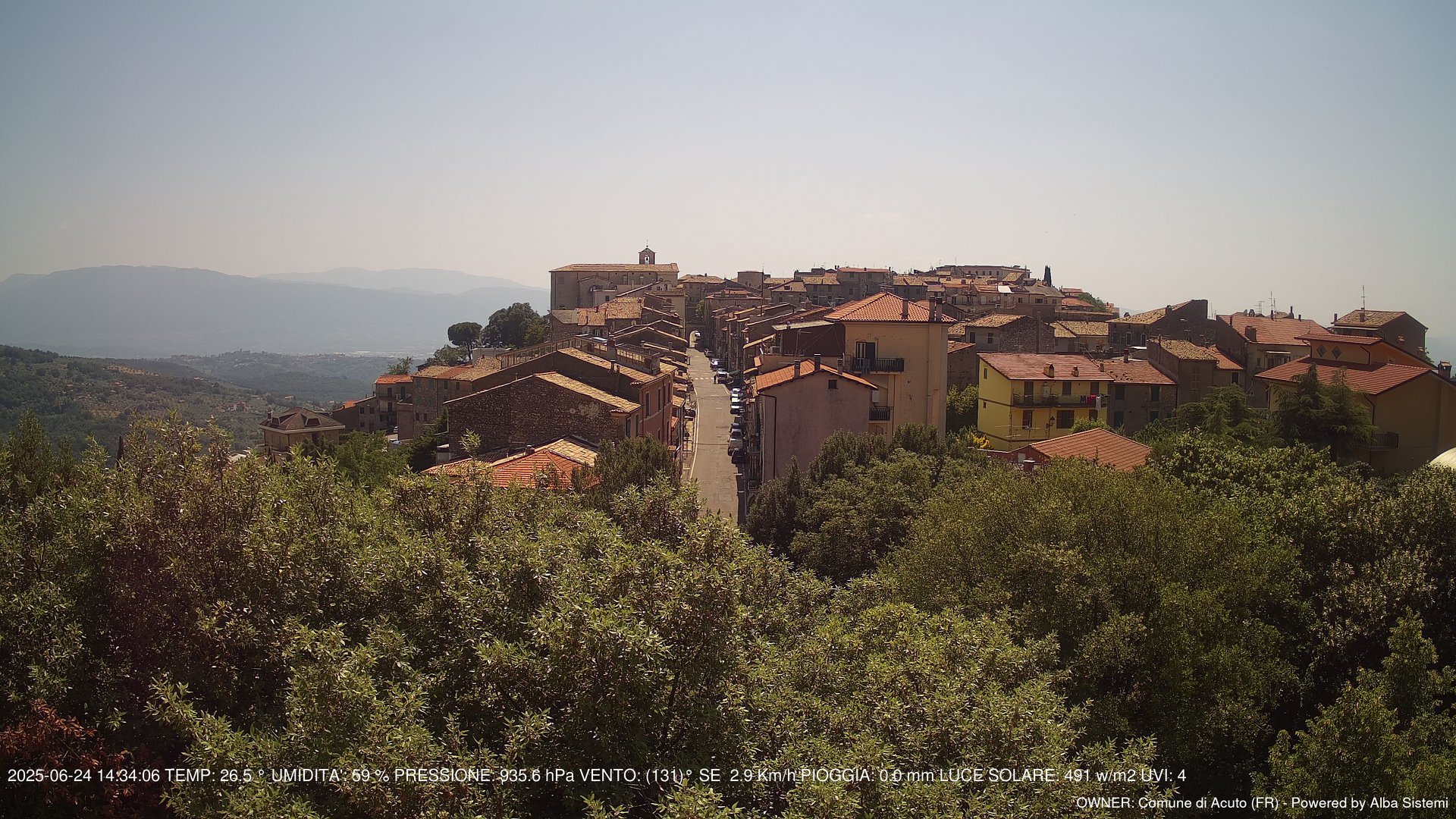 time-lapse frame, ACUTO webcam