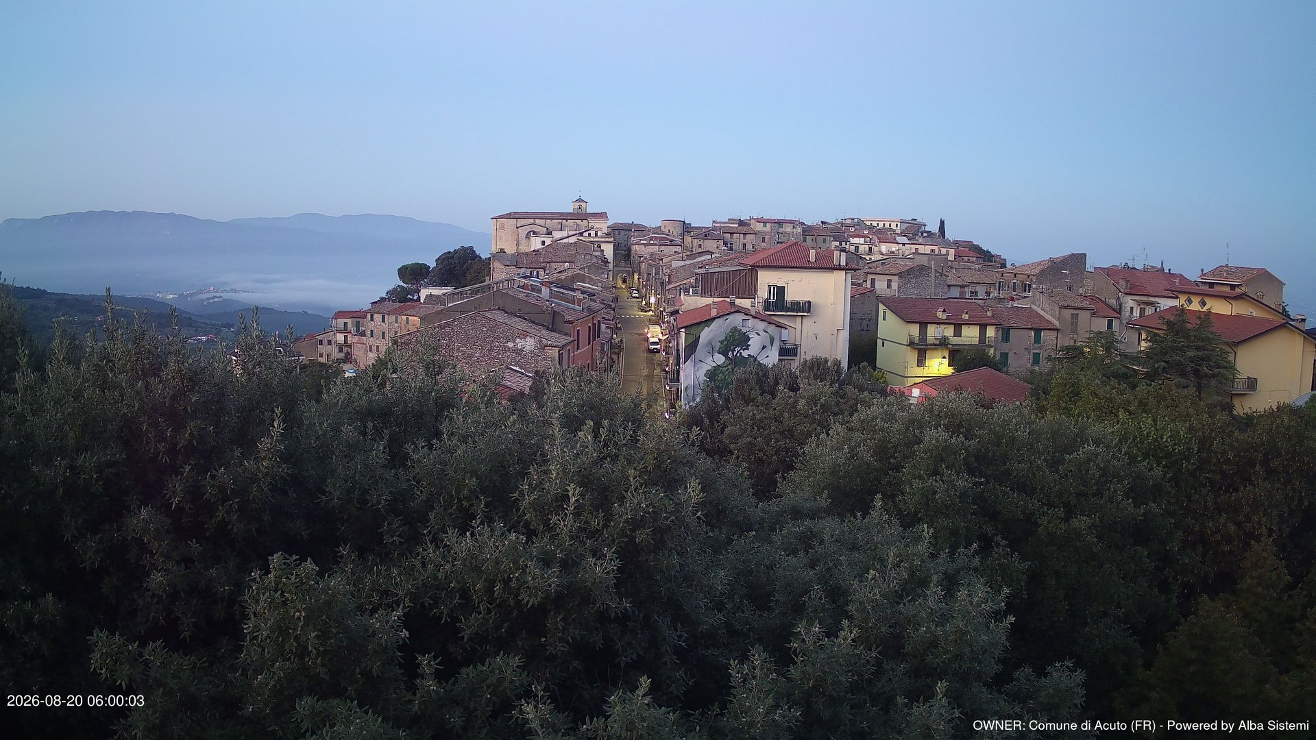 time-lapse frame, ACUTO webcam