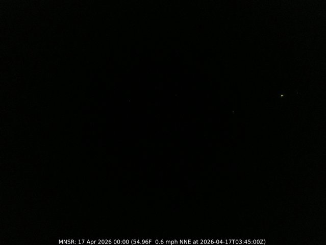 time-lapse frame, MtNorris webcam