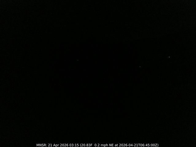 time-lapse frame, MtNorris webcam