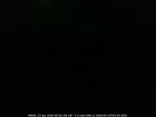 time-lapse frame, MtNorris webcam