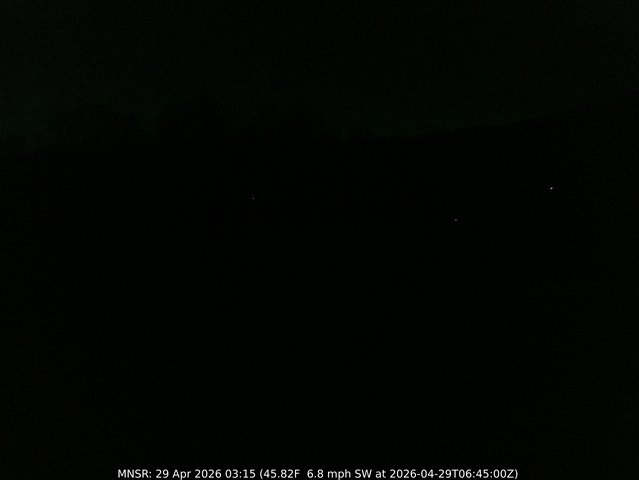 time-lapse frame, MtNorris webcam