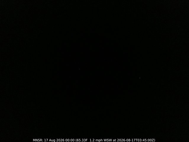 time-lapse frame, MtNorris webcam