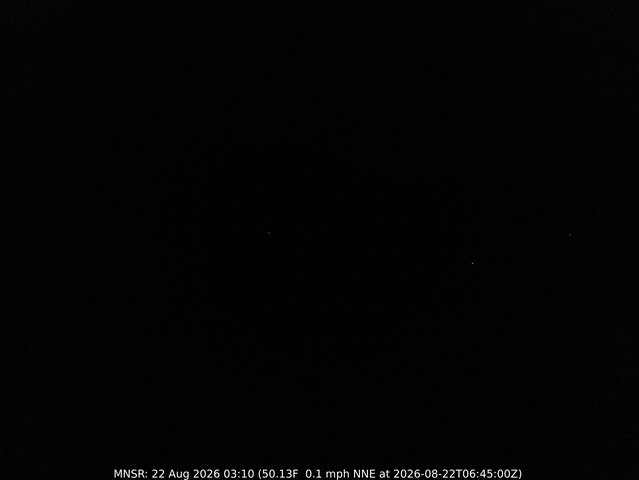 time-lapse frame, MtNorris webcam
