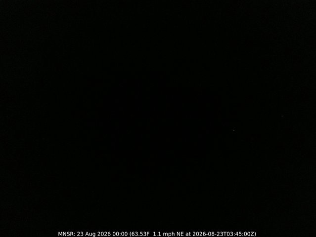 time-lapse frame, MtNorris webcam