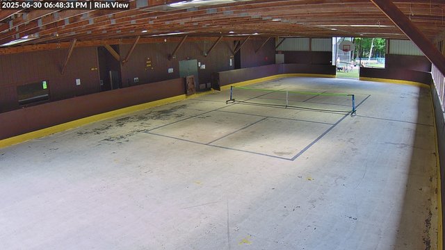 time-lapse frame, Inlet Fern Park Rink webcam