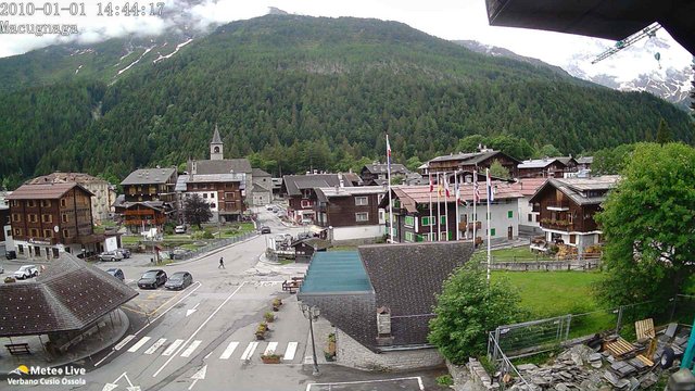 time-lapse frame, Macugnaga webcam