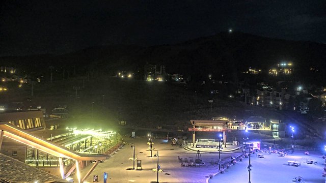 time-lapse frame, Steamboat Gondola Square Clock Tower webcam
